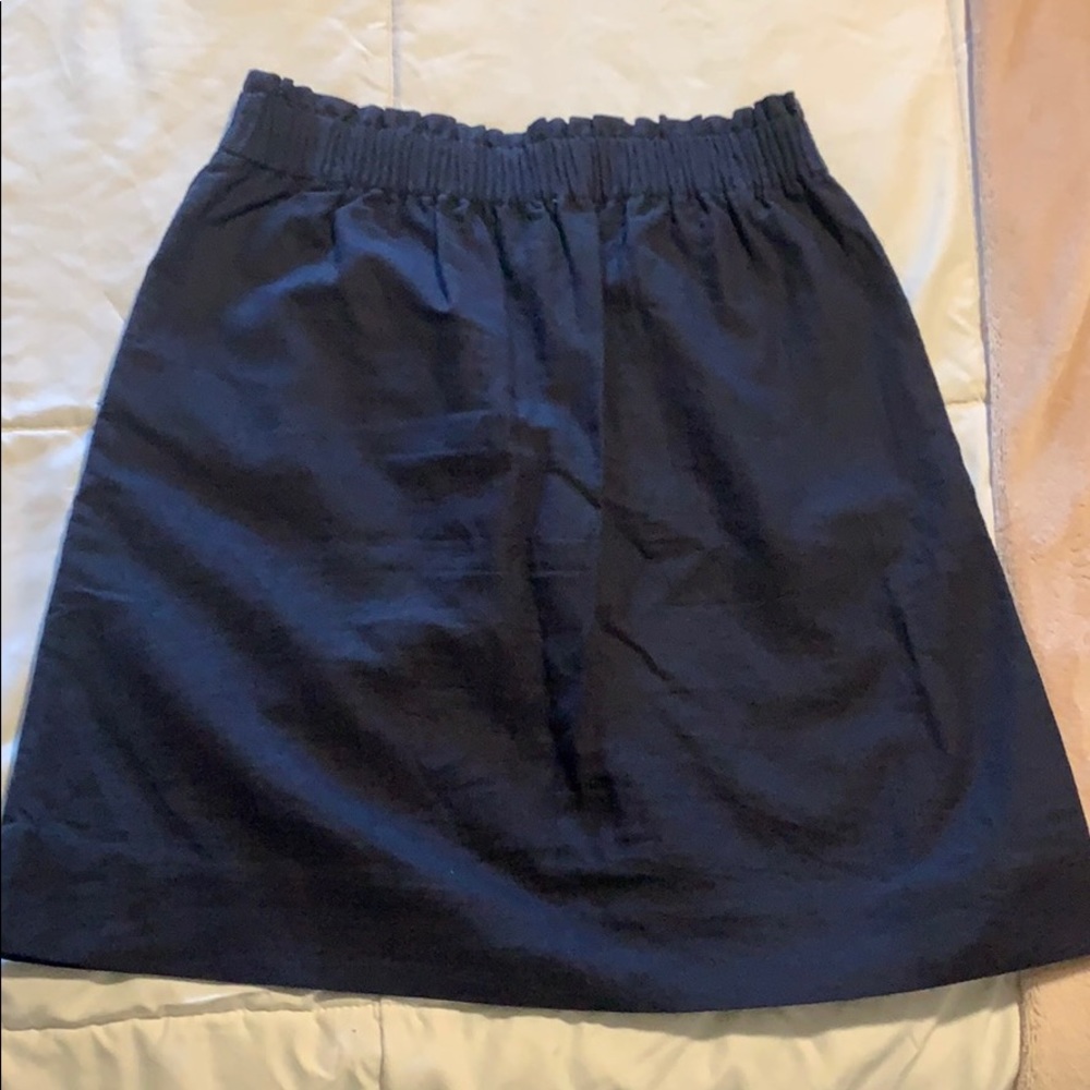 Navy casual skirt